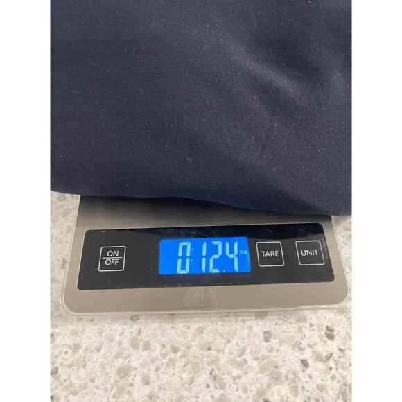 Kim Rogers dress pants women's petite 14 14p blue navy flat front pull on elasti - Picture 15 of 15